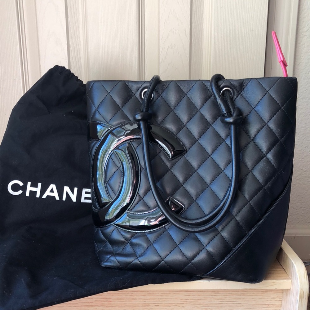 Chanel Black Quilted Tote Bag